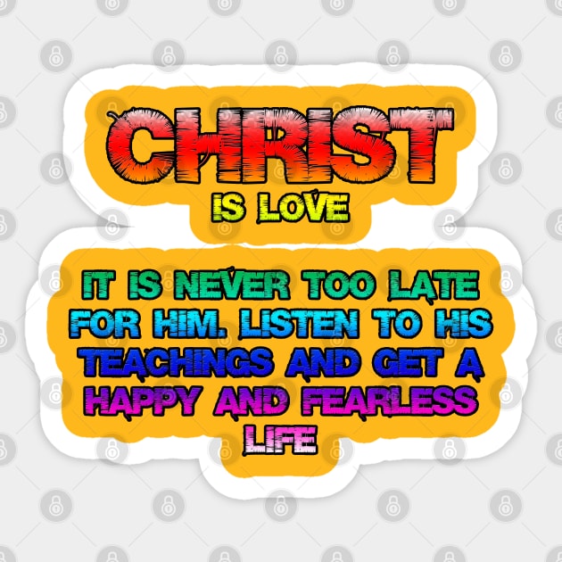 Christ is love Sticker by Philippians413